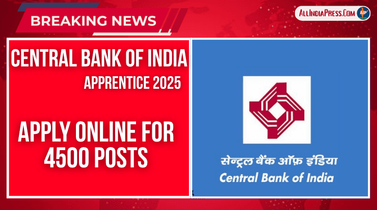 Central Bank of India Apprentice Recruitment 2025
