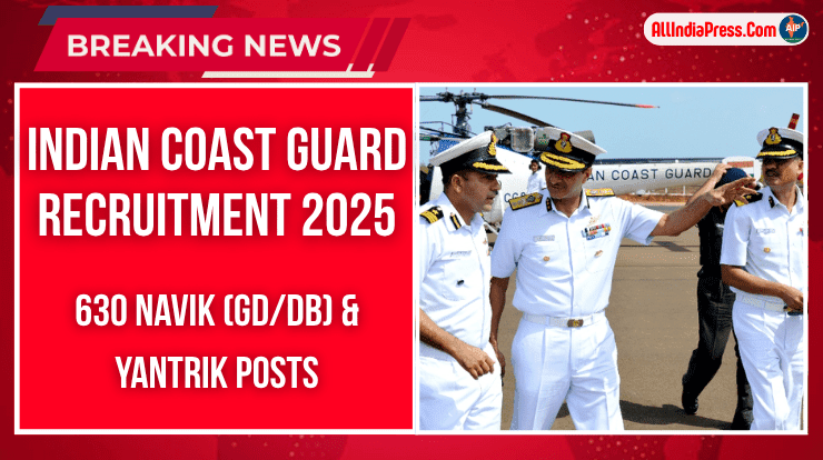Indian Coast Guard Recruitment 2025