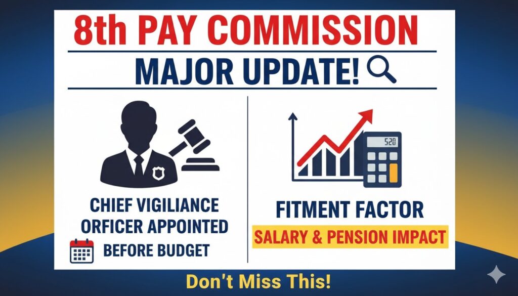 8th Pay Commission meeting with officials discussing salary revisions