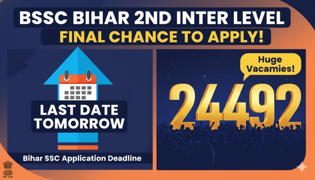 BSSC द्वितीय इंटर लेवल भर्ती आवेदन फॉर्म और पदों की जानकारी