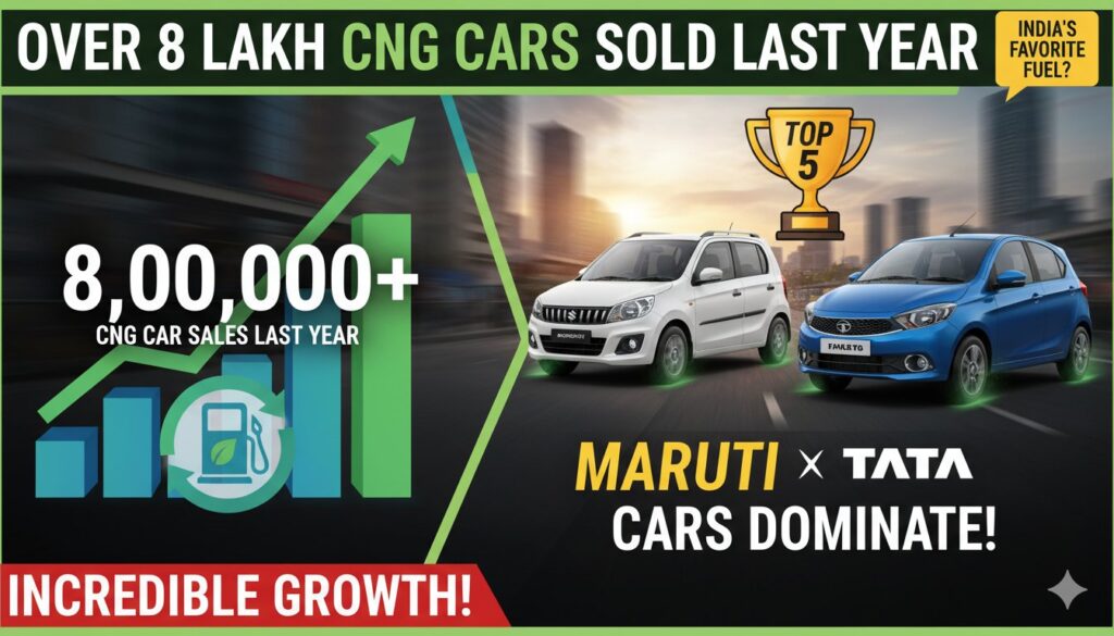 Maruti Ertiga और Tata Punch CNG कारों की इमेज जो FY2025 की टॉप सेलिंग मॉडल्स को दर्शाती है।