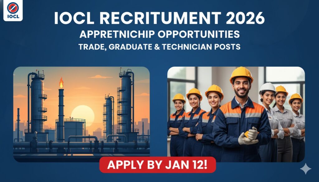 आईओसीएल अप्रेंटिस भर्ती 2026 के लिए आवेदन फॉर्म और लोगो