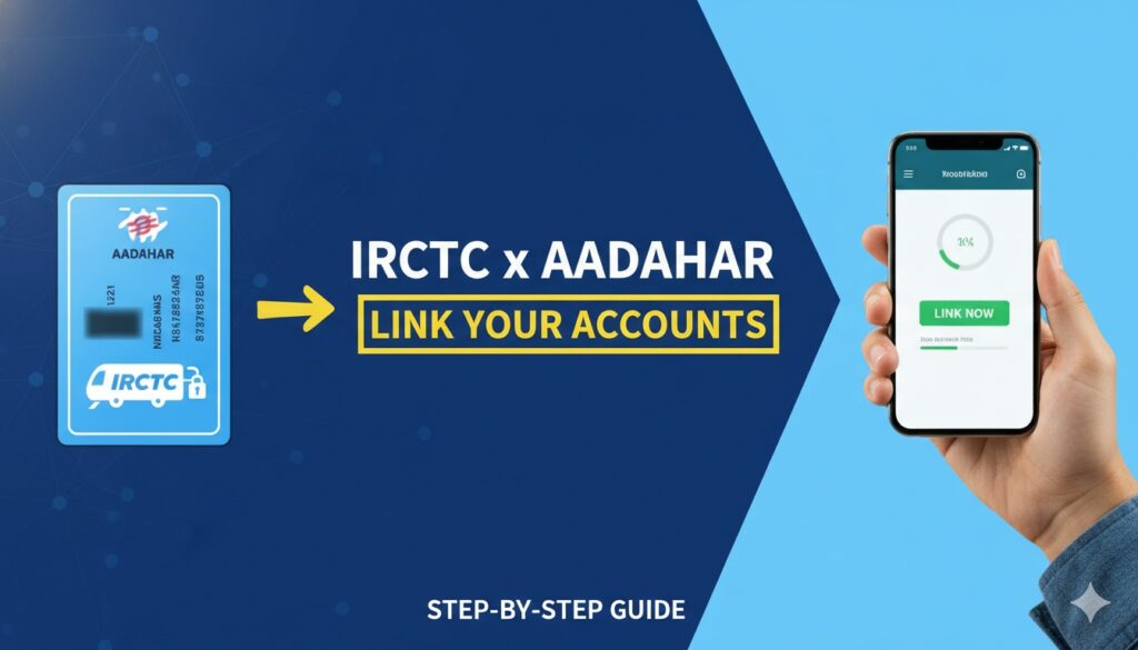 IRCTC अकाउंट को आधार से लिंक करने की स्टेप-बाय-स्टेप गाइड इमेज
