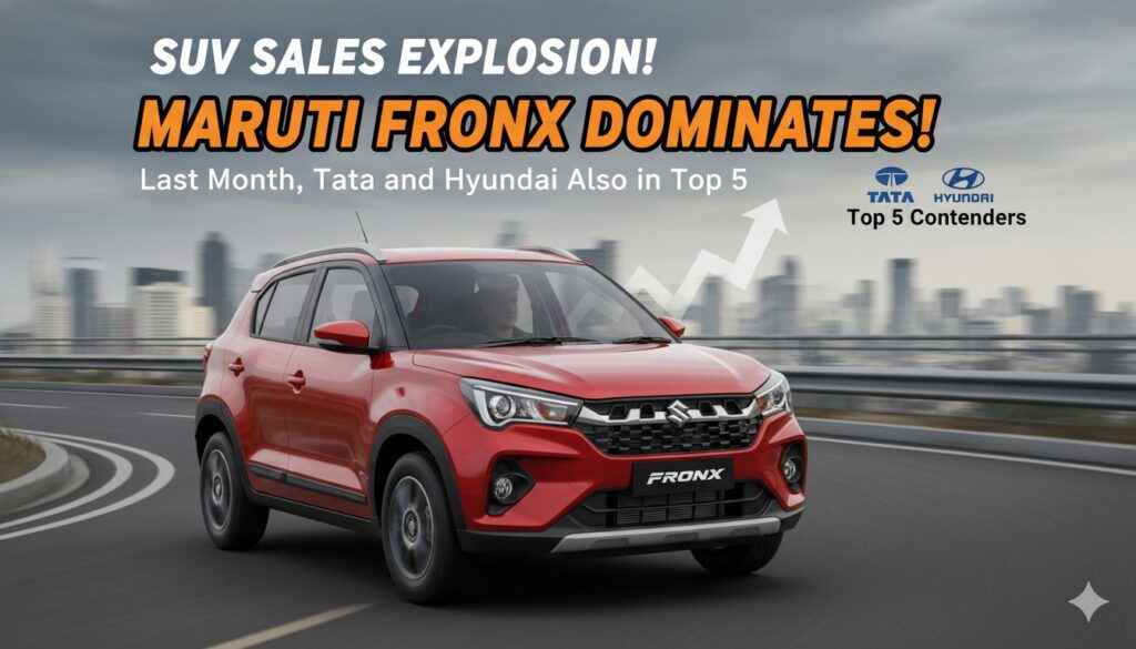 मारुति सुजुकी फ्रॉन्क्स कॉम्पैक्ट एसयूवी दिसंबर 2025 बिक्री टॉप पर