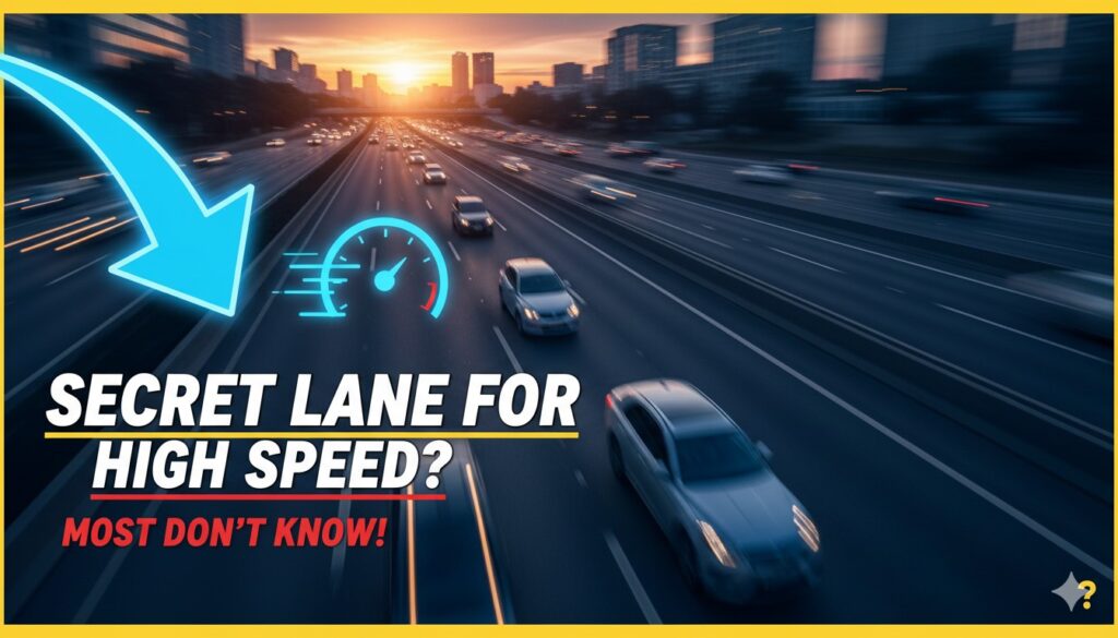 भारतीय मल्टी-लेन हाईवे पर वाहनों की तेज रफ्तार