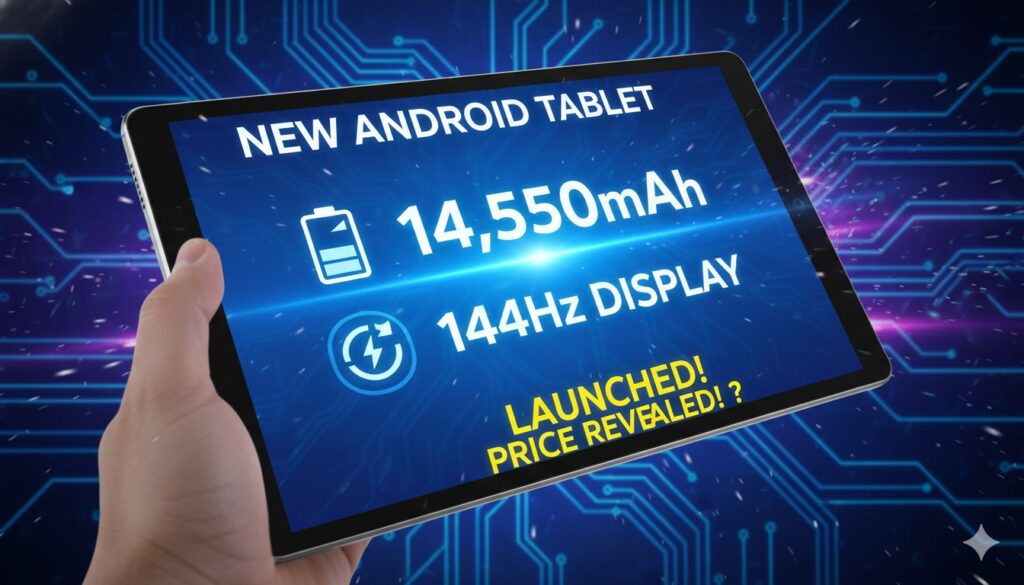 Brave Ark 2-in-1 Android tablet with 144Hz display and large battery