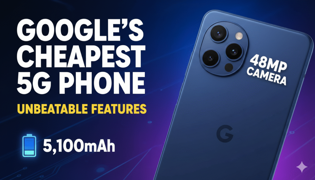 Google Pixel 9a स्मार्टफोन 48MP कैमरा और 5100mAh बैटरी के साथ