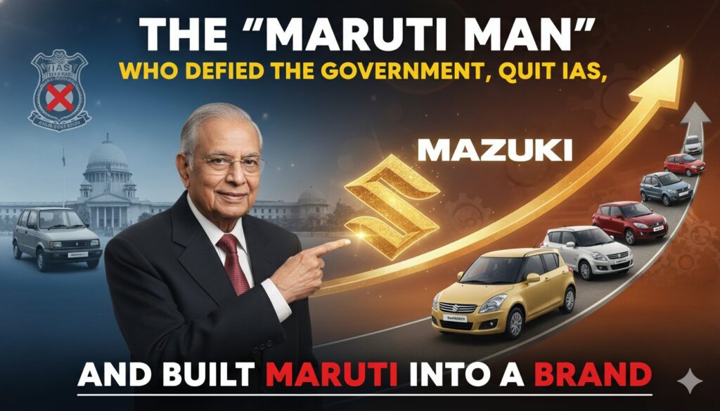 आरसी भार्गव, मारुति सुजुकी के चेयरमैन और 'मारुति मैन' जो IAS छोड़कर कंपनी को भारत की नंबर 1 कार कंपनी बनाया