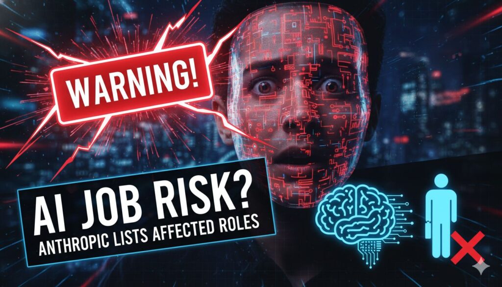 Anthropic AI jobs exposure list 2026 with top professions at risk from automation