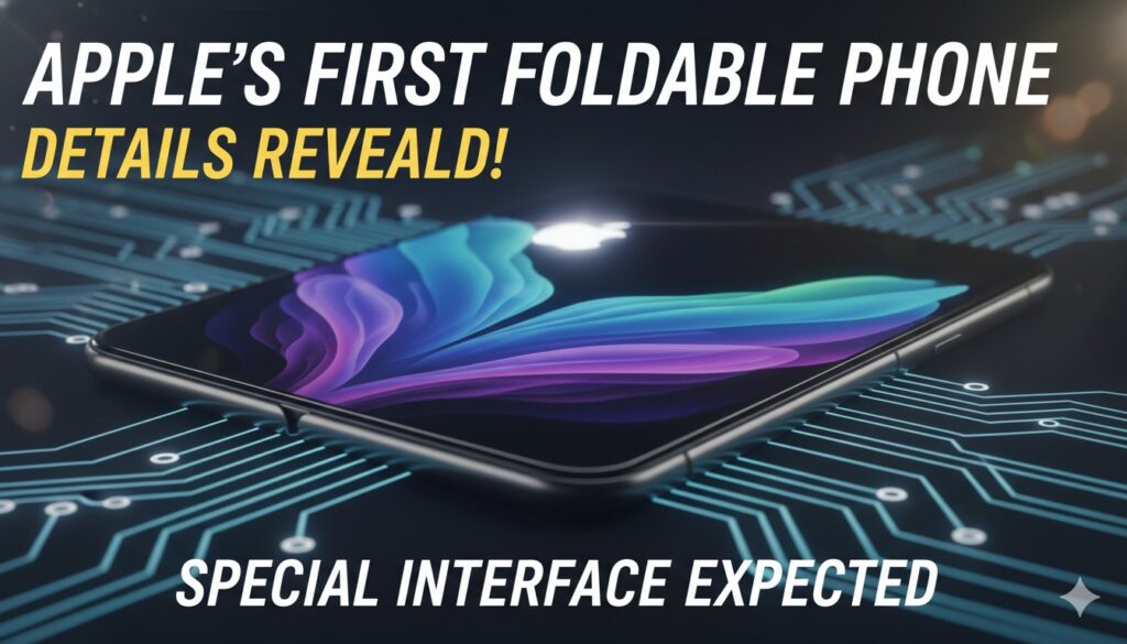 Apple का पहला फोल्डेबल आईफोन iPhone Fold क्रिज-फ्री डिस्प्ले और खास इंटरफेस के साथ
