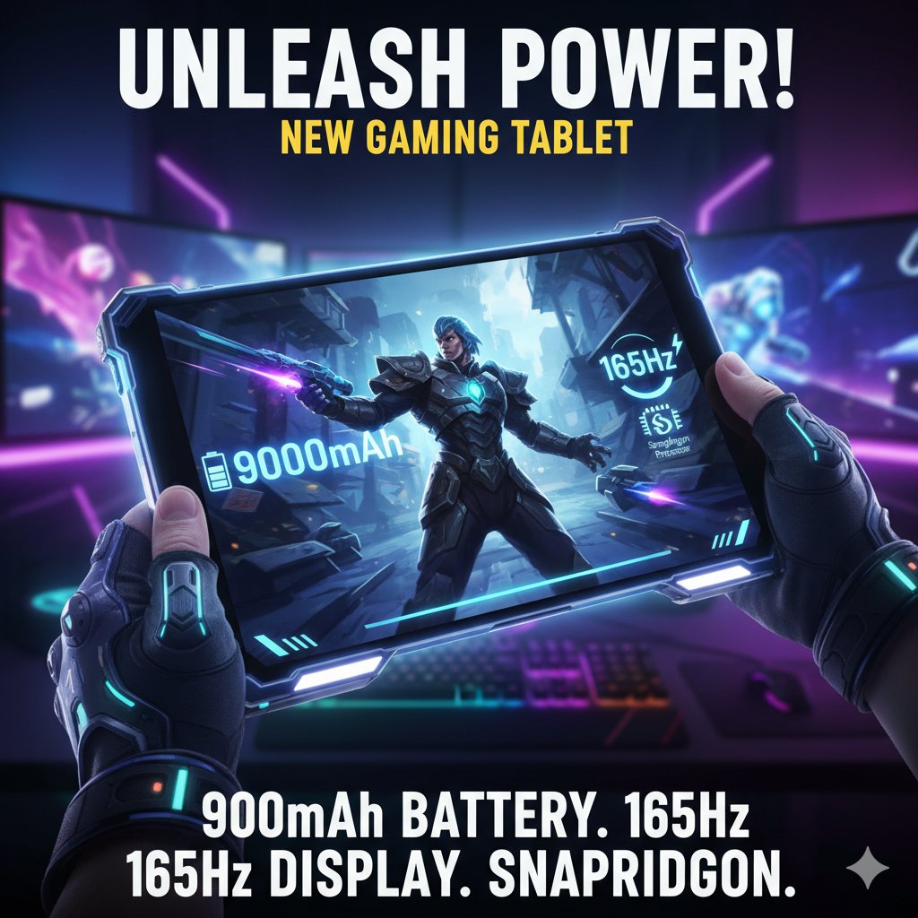 Lenovo Legion Tab Gen 5 गेमिंग टैबलेट 8.8 इंच 165Hz डिस्प्ले और 9000mAh बैटरी के साथ