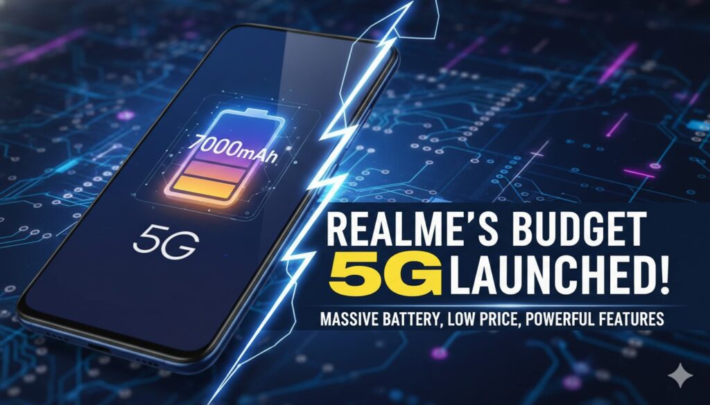 Realme C83 5G स्मार्टफोन 7000mAh बैटरी के साथ लॉन्च, बजट में दमदार फीचर्स