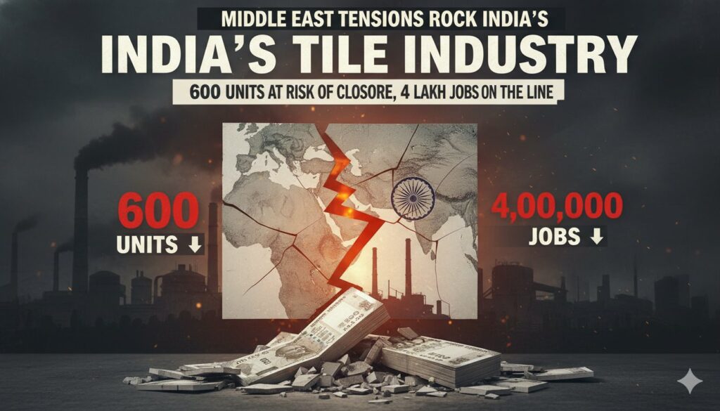 मोरबी में बंद पड़ी सिरेमिक टाइल फैक्ट्री और गैस संकट से प्रभावित इंडस्ट्री